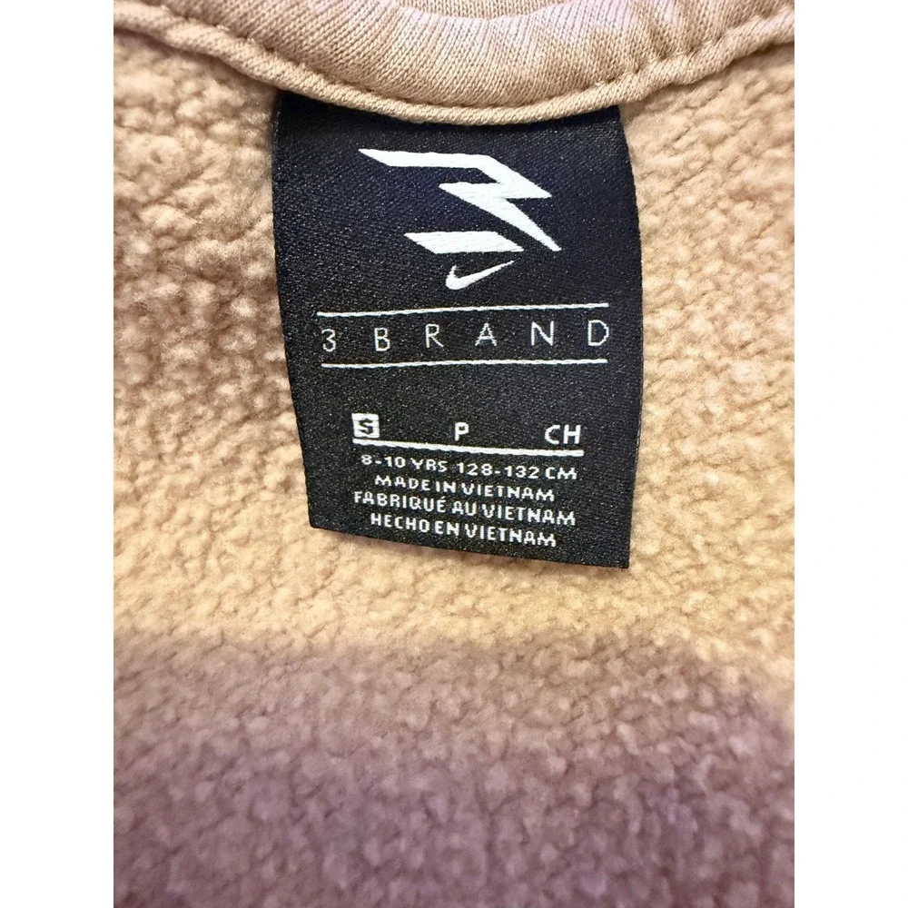Nike 3Brand Youth Hoodie Fired Up Pullover Sweatshirt Size S 8-10
